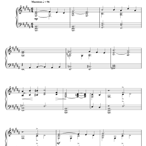 Gabriel Yared Like A Bird (from Map Of The Human Heart) Musik Noten - Piano Solo - 40022-0