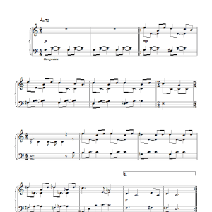 Gabriel Yared Song For Rani Musik Noten - Piano Solo - 105769-0