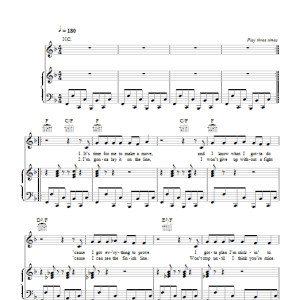 Gabriella Cilmi On A Mission Musik Noten - Piano, Vocal & Guitar Chords - 101674-0