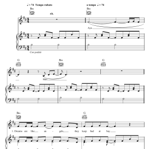 Gabrielle Aplin The Power Of Love Musik Noten - Piano, Vocal & Guitar Chords - 115209-0