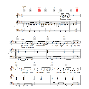 Gabrielle Don't Need The Sun To Shine (To Make Me Smile) Musik Noten - Piano, Vocal & Guitar Chords - 19134-0
