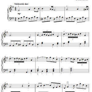 Gaetano Donizetti Andante Musik Noten - Easy Piano - 20865-0