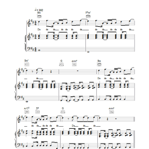 Gareth Gates Alive Musik Noten - Piano, Vocal & Guitar Chords - 21842-0