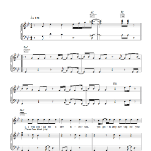 Gareth Gates Good Thing Musik Noten - Piano, Vocal & Guitar Chords - 21843-0