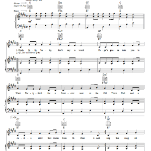 Garrison Keillor Hush Little Baby Musik Noten - Piano, Vocal & Guitar Chords - 30818-0