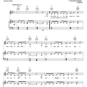 Garrison Keillor Hymn To Winter Musik Noten - Piano, Vocal & Guitar Chords - 30819-0