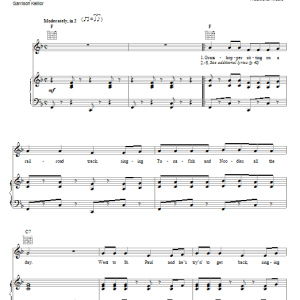 Garrison Keillor Polly-Wolly Tunafish Musik Noten - Piano, Vocal & Guitar Chords - 30824-0