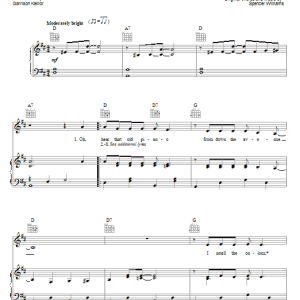Garrison Keillor Tishomingo Blues Musik Noten - Piano, Vocal & Guitar Chords - 30841-0