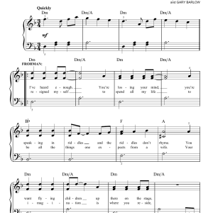 Gary Barlow & Eliot Kennedy Circus Of Your Mind Musik Noten - Easy Piano - 175476-0