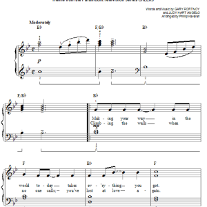 Gary Portnoy Where Everybody Knows Your Name (arr. Phillip Keveren) Musik Noten - Easy Piano - 75376-0