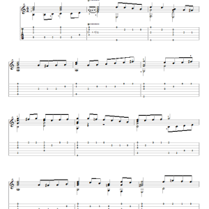 Gaspar Sanz Pavana Musik Noten - Solo Guitar - 82734-0