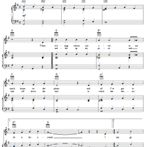 Gene Autry Ridin' Down The Canyon Musik Noten - Piano, Vocal & Guitar Chords - 30739-0