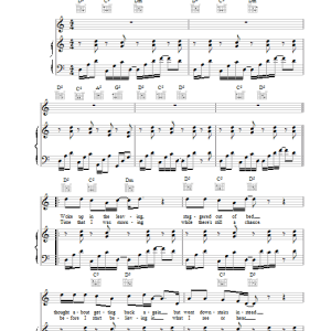 Genesis Alien Afternoon Musik Noten - Piano, Vocal & Guitar Chords - 22186-0