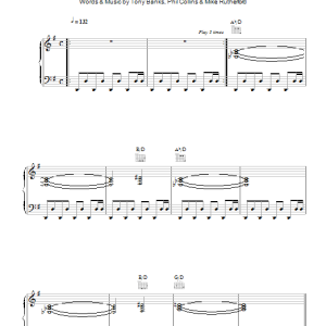Genesis Domino Part 2: The Last Domino Musik Noten - Piano, Vocal & Guitar Chords - 111777-0
