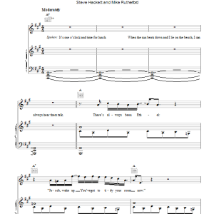 Genesis I Know What I Like (In Your Wardrobe) Musik Noten - Piano, Vocal & Guitar Chords - 111799-0