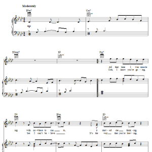 Genesis In Too Deep Musik Noten - Piano, Vocal & Guitar Chords - 30095-0