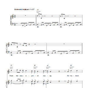 Genesis Keep It Dark Musik Noten - Piano, Vocal & Guitar Chords - 47877-0