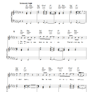 Genesis Man On The Corner Musik Noten - Piano, Vocal & Guitar Chords - 111720-0