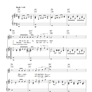 Genesis Many Too Many Musik Noten - Piano, Vocal & Guitar Chords - 47884-0
