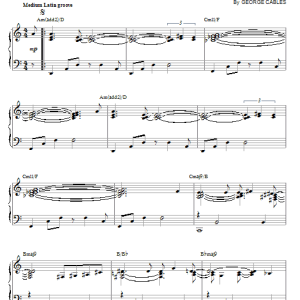 George Cables Think On Me (arr. Brent Edstrom) Musik Noten - Piano Solo - 73352-0