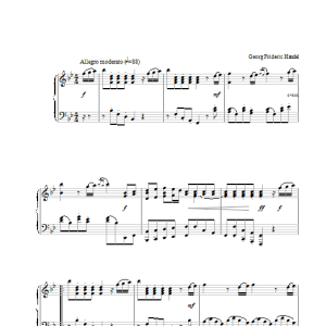 George Frideric Handel Harp Concerto In Bb Musik Noten - Piano Solo - 28056-0