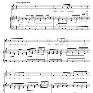 George Frideric Handel Where'er You Walk (from Semele HWV58) Musik Noten - Piano & Vocal - 112167-0