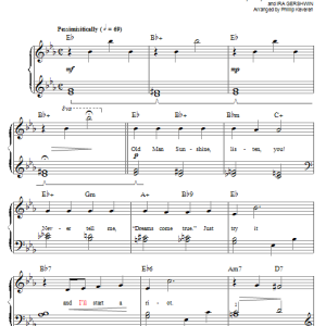 George Gershwin But Not For Me (arr. Phillip Keveren) Musik Noten - Easy Piano - 97880-0