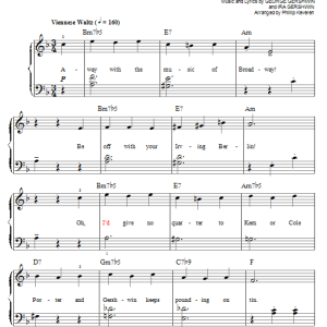 George Gershwin By Strauss (arr. Phillip Keveren) Musik Noten - Easy Piano - 97876-0