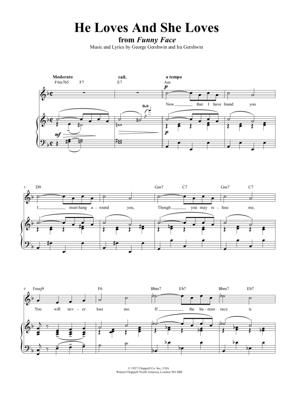 George Gershwin He Loves And She Loves Musik Noten - Easy Piano - 157563-0