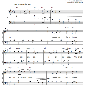 George Gershwin I Got Rhythm (arr. Phillip Keveren) Musik Noten - Easy Piano - 97897-0