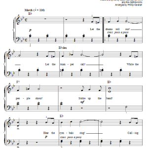 George Gershwin Strike Up The Band (arr. Phillip Keveren) Musik Noten - Easy Piano - 97881-0