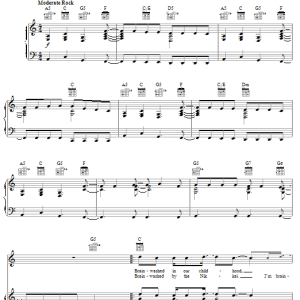 George Harrison Brainwashed Musik Noten - Piano, Vocal & Guitar Chords - 25337-0