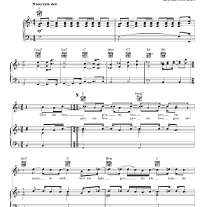 George Harrison Give Me Love (Give Me Peace On Earth) Musik Noten - Piano, Vocal & Guitar Chords - 159377-0