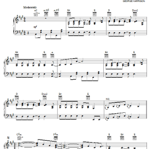 George Harrison Greece Musik Noten - Piano, Vocal & Guitar Chords - 51548-0