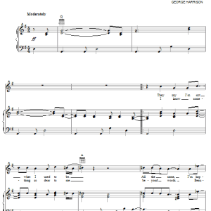 George Harrison Mystical One Musik Noten - Piano, Vocal & Guitar Chords - 51589-0