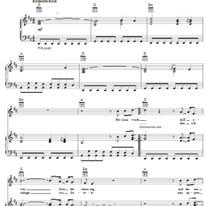 George Harrison This Is Love Musik Noten - Piano, Vocal & Guitar Chords - 51581-0