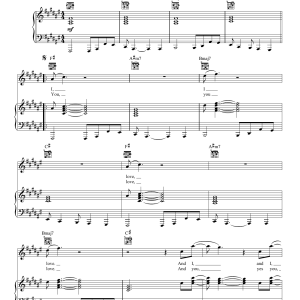 George Harrison You Musik Noten - Piano, Vocal & Guitar Chords - 159409-0