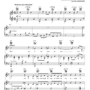 George & Ira Gershwin Bess, You Is My Woman Musik Noten - Piano, Vocal & Guitar Chords - 159907-0