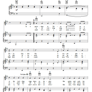 George Jones & Tammy Wynette Golden Ring Musik Noten - Piano, Vocal & Guitar Chords - 51362-0