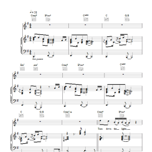 George Michael I Can't Make You Love Me Musik Noten - Piano, Vocal & Guitar Chords - 22455-0