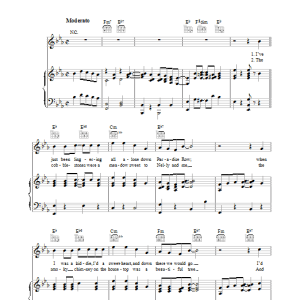 George Stevens On Mother Kelly's Doorstep Musik Noten - Piano, Vocal & Guitar Chords - 36258-0