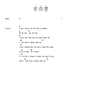 George Strait I Just Want To Dance With You Musik Noten - Guitar Chords/Lyrics - 163207-0