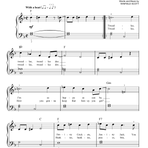 Georgia Gibbs Tweedle Dee Musik Noten - Very Easy Piano - 170511-0