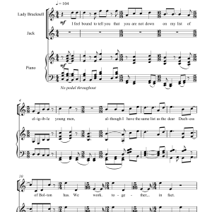 Gerald Barry The Importance of Being Earnest (for two voices) Musik Noten - Piano & Vocal - 46042-0