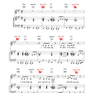 Geri Halliwell Goodnight Kiss Musik Noten - Piano, Vocal & Guitar Chords - 17487-0