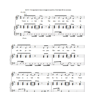 Geri Halliwell You're In A Bubble Musik Noten - Piano, Vocal & Guitar Chords - 17493-0