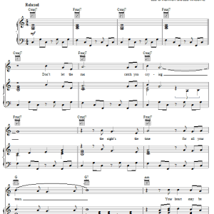 Gerry & The Pacemakers Don't Let The Sun Catch You Crying Musik Noten - Piano, Vocal & Guitar Chords - 33508-0