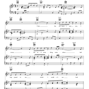 Gilbert O'Sullivan Clair Musik Noten - Piano, Vocal & Guitar Chords - 101884-0