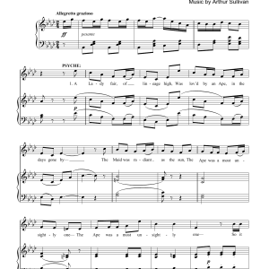 Gilbert & Sullivan A Lady Fair Musik Noten - Piano Solo - 174412-0