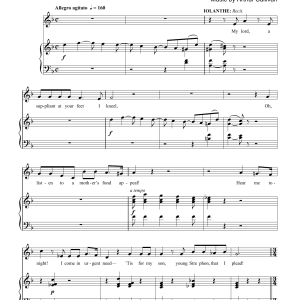 Gilbert & Sullivan My Lord, A Suppliant At Your Feet Musik Noten - Piano Solo - 174414-0